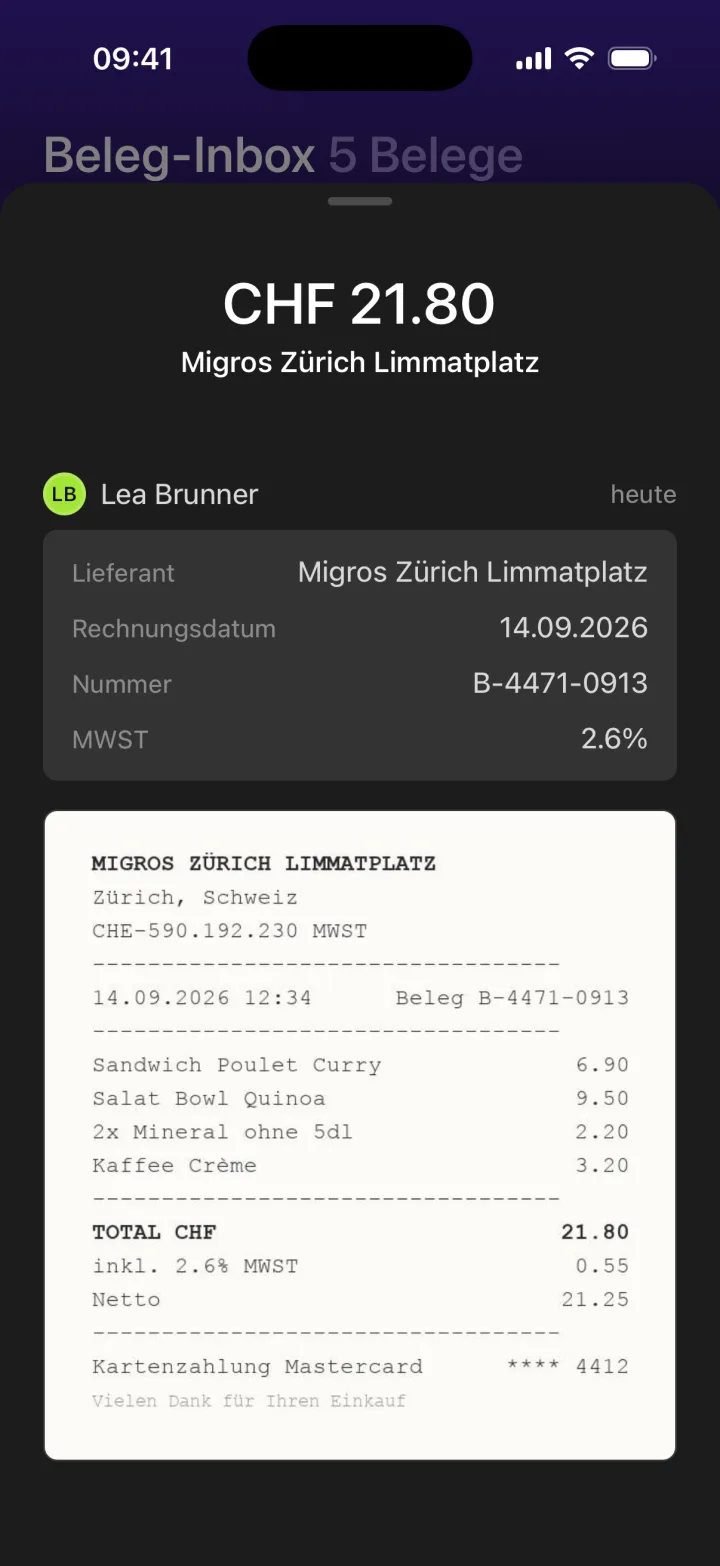 Aus jeder App teilen