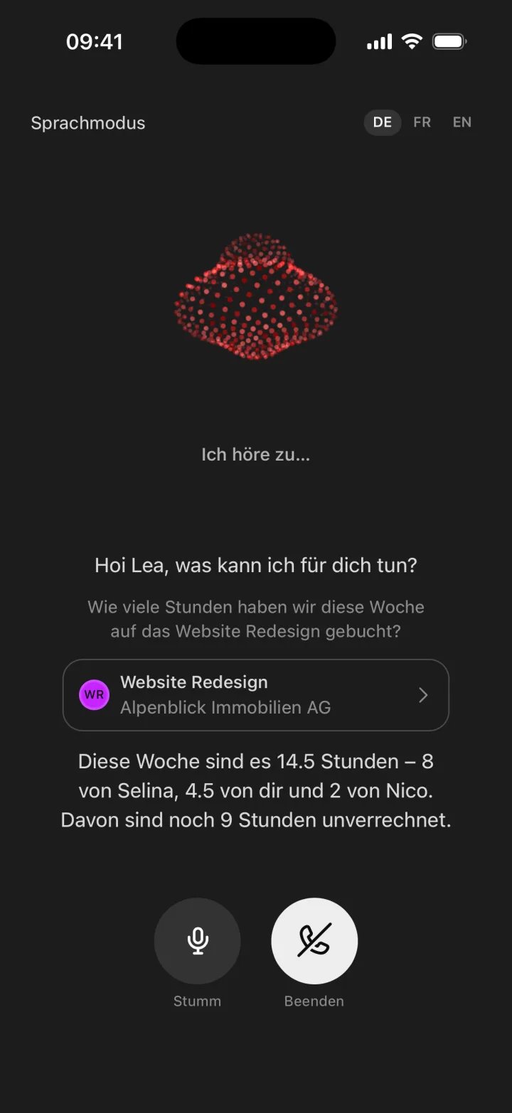 Blond kommt mit. Überallhin.